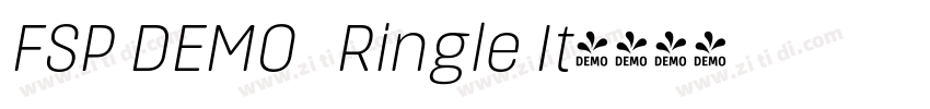 FSP DEMO   Ringle It字体转换